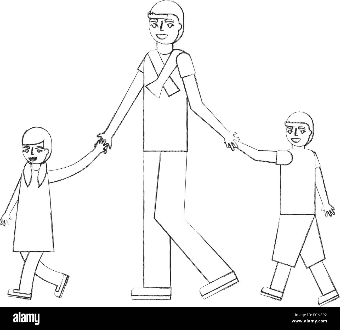 Free Free 334 Clipart Dad Walking With Son And Daughter Svg SVG PNG EPS DXF File