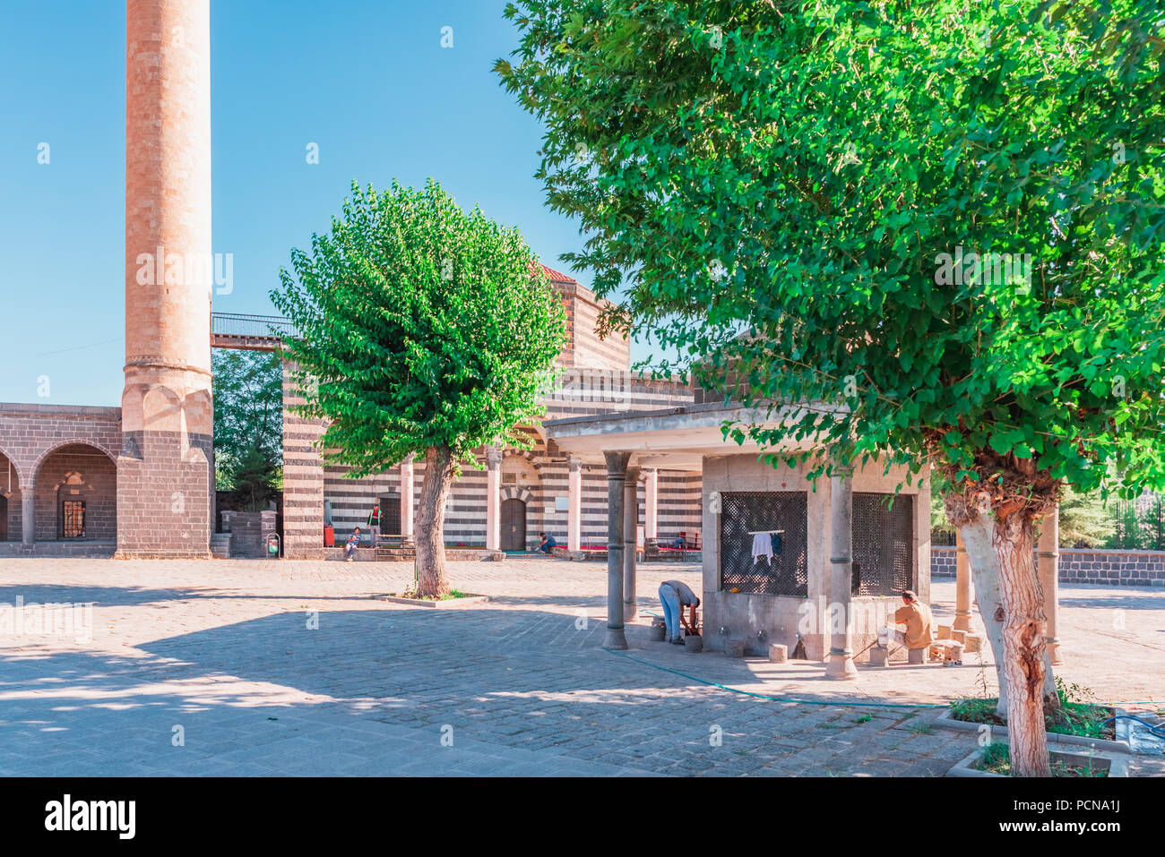 View of Ali Pasha Mosque built by governor Ali Pasha between 1534-1537 ...