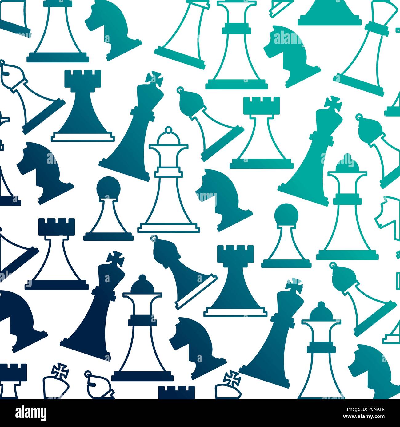 Chess pieces sketch Stock Vector Images - Alamy
