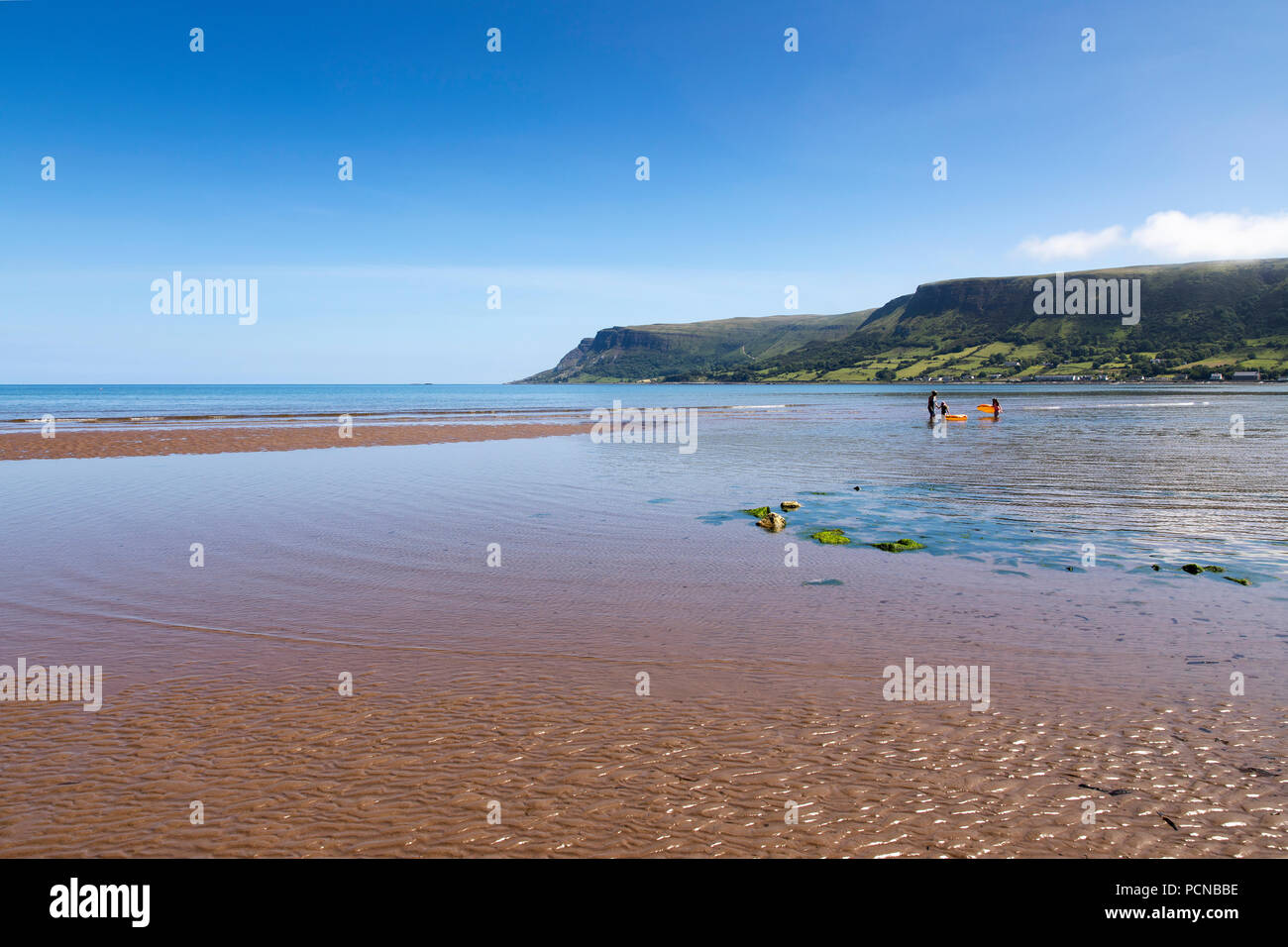 Waterfoot Beach, Co. Antrim, Northen Ireland Stock Photo Alamy