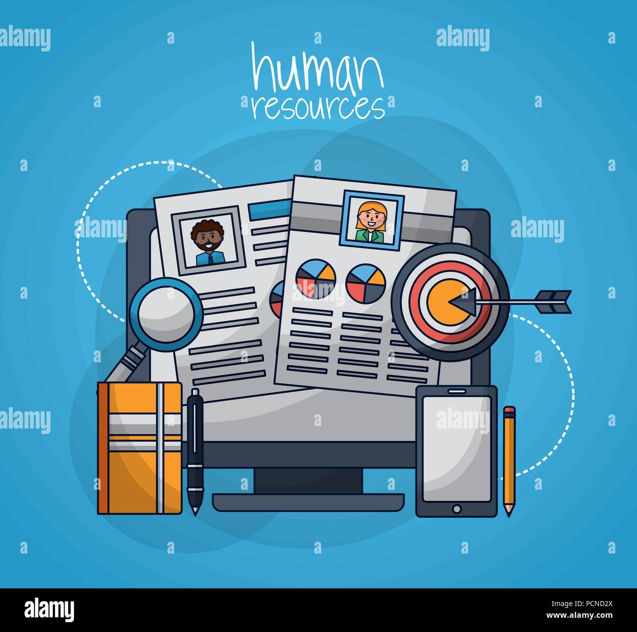 human resources related Stock Vector Image & Art - Alamy