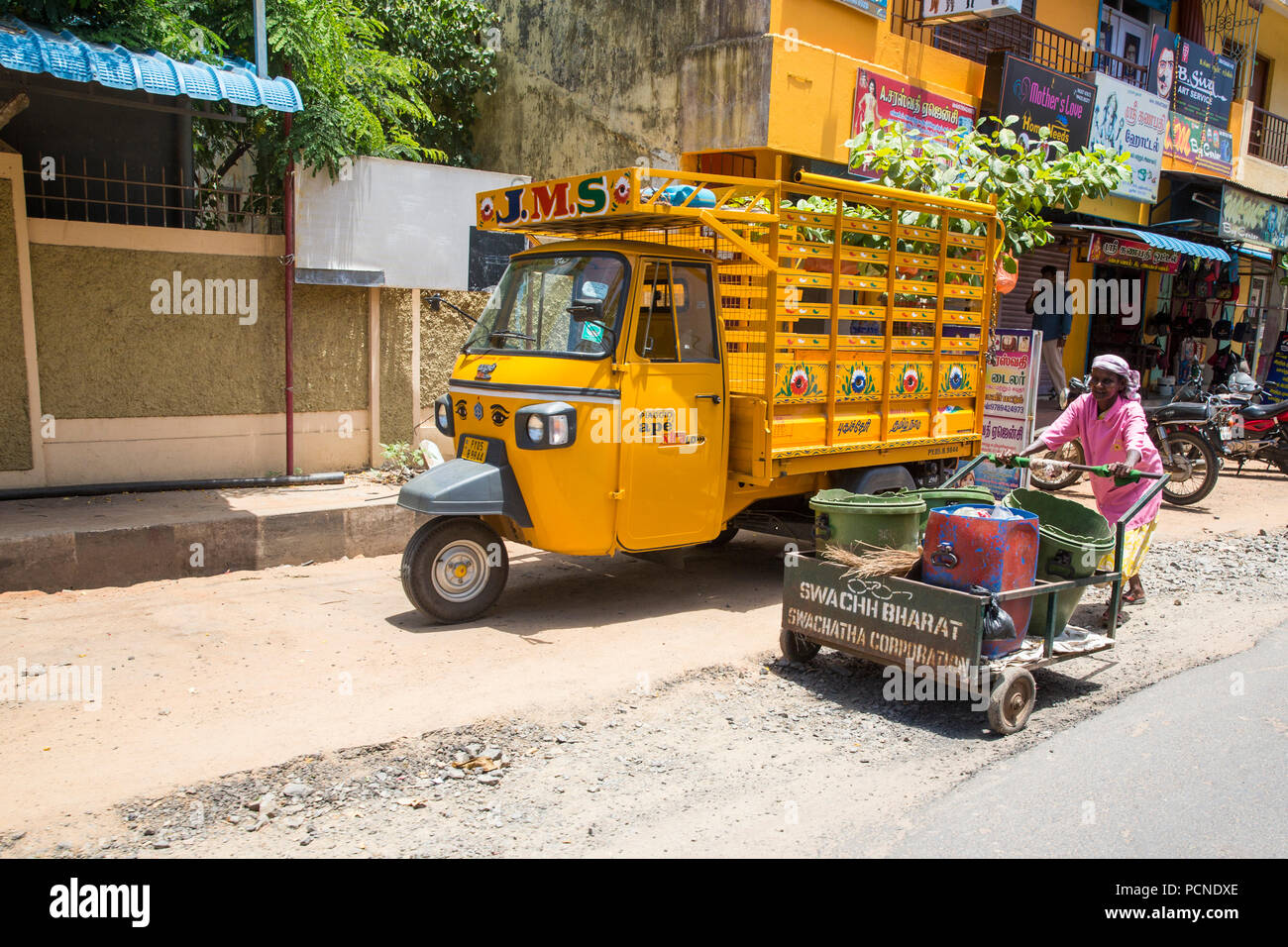 PONDICHERY, PUDUCHERRY, TAMIL NADU, INDIA SEPTEMBER CIRCA, 2017. The