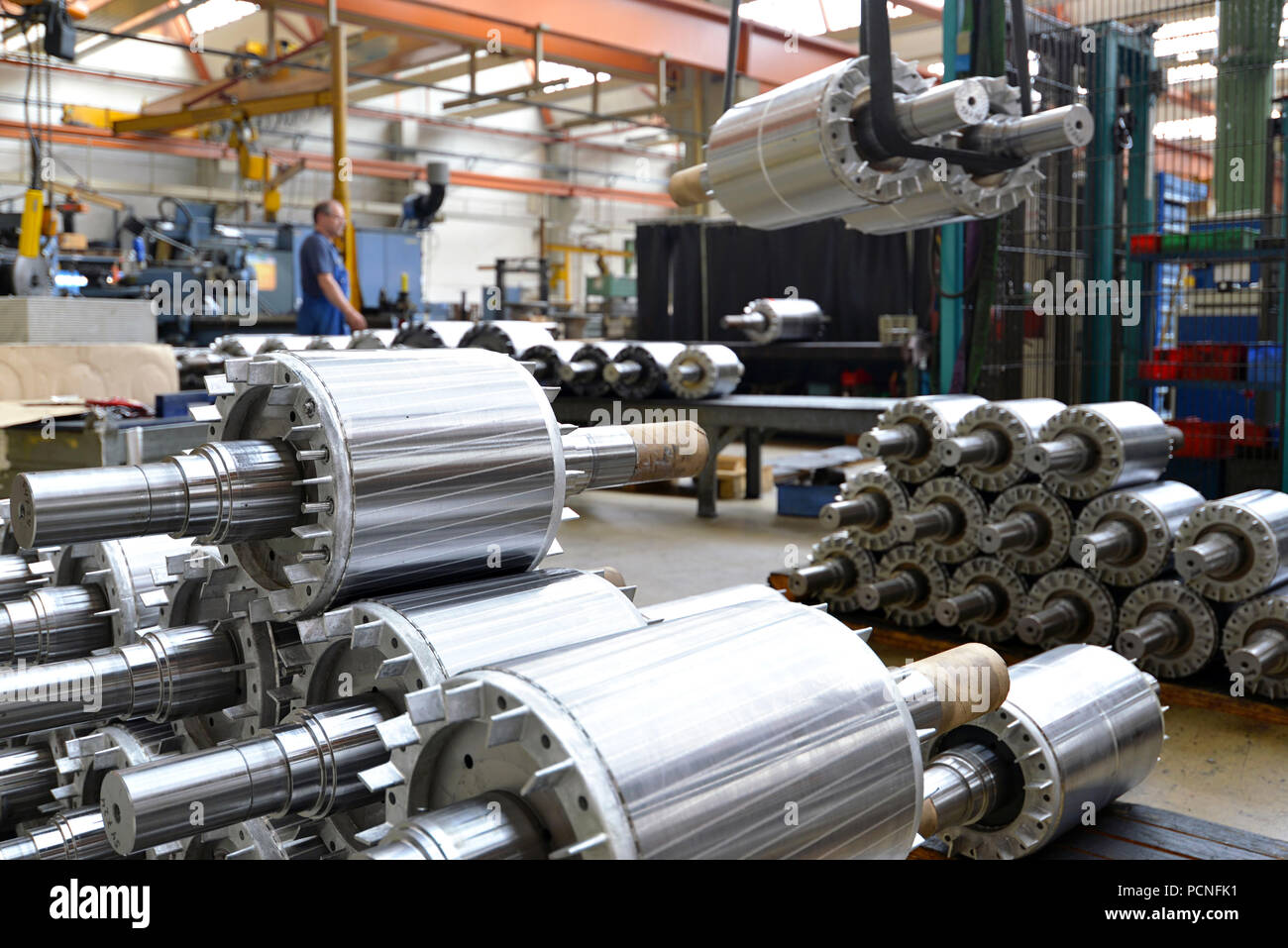 architecture and equipment of a factory for mechanical engineering ...
