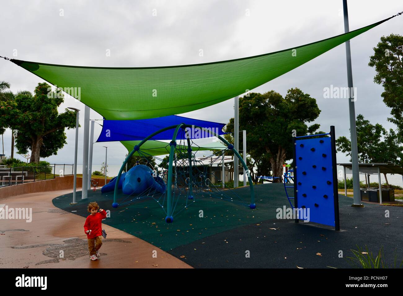 The childrens playground at Cardwell, Queensland, Australia Stock Photo