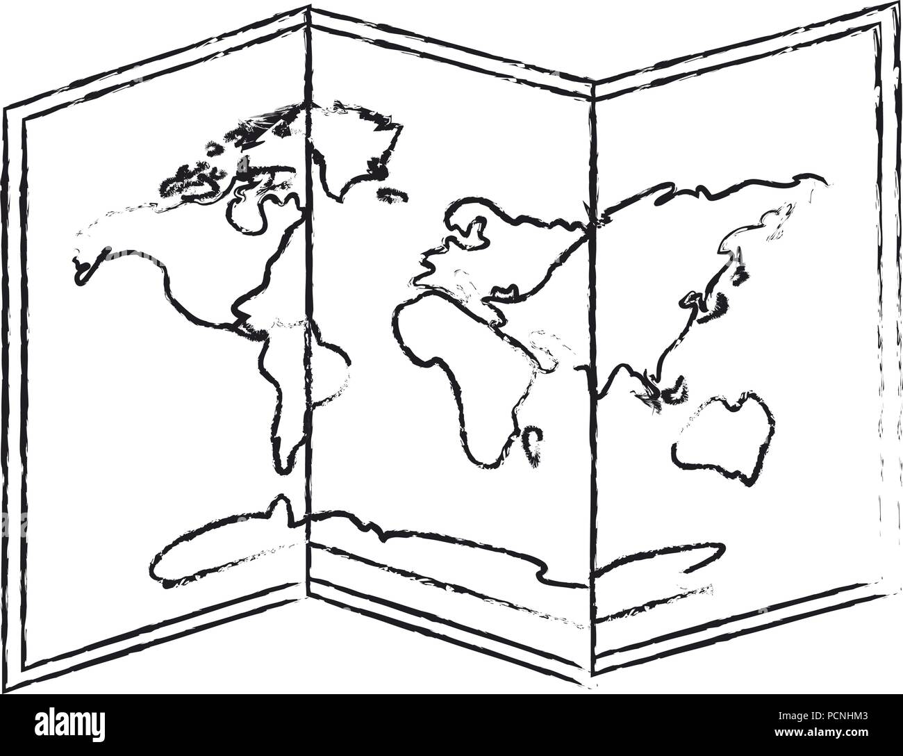 paper map guide icon Stock Vector Image & Art - Alamy