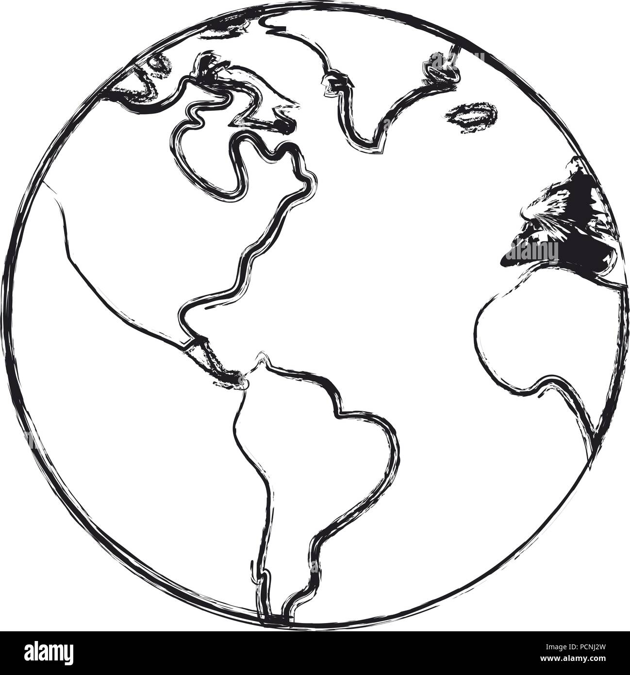 world planet map icon Stock Vector Image & Art - Alamy