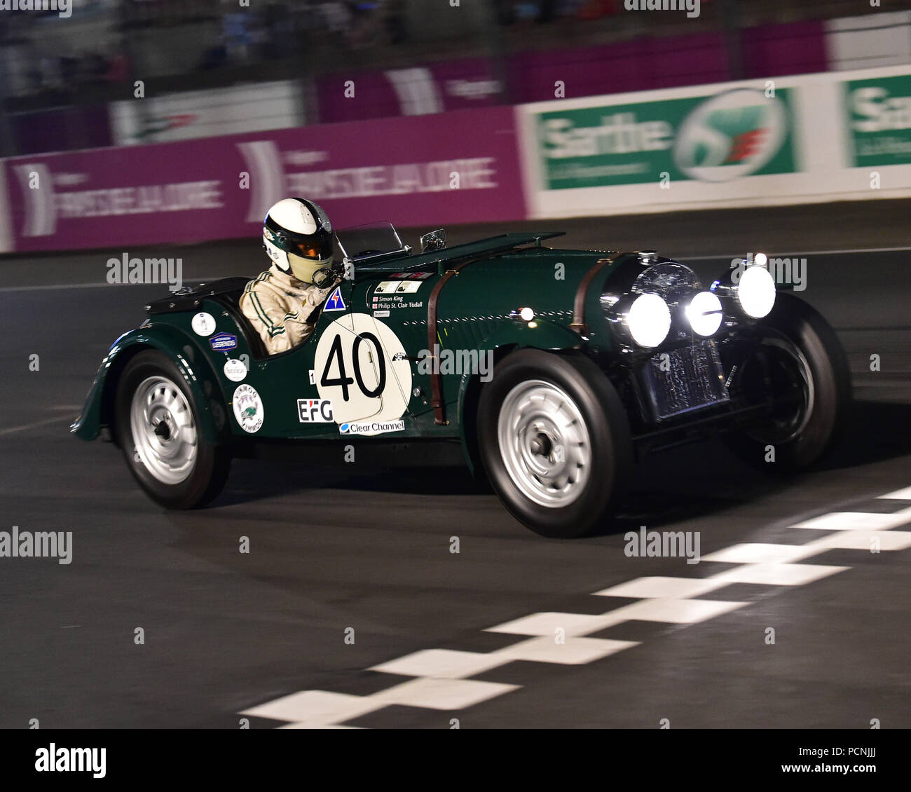 Simon King, Philip St Clair Tisdall, Plus 4, plateau 1, grid 1