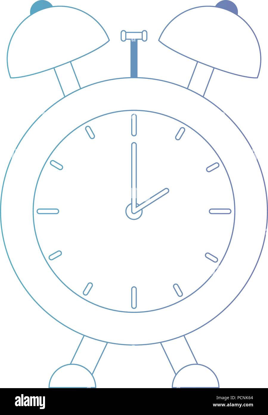 alarm time clock isolated icon Stock Vector Image & Art - Alamy