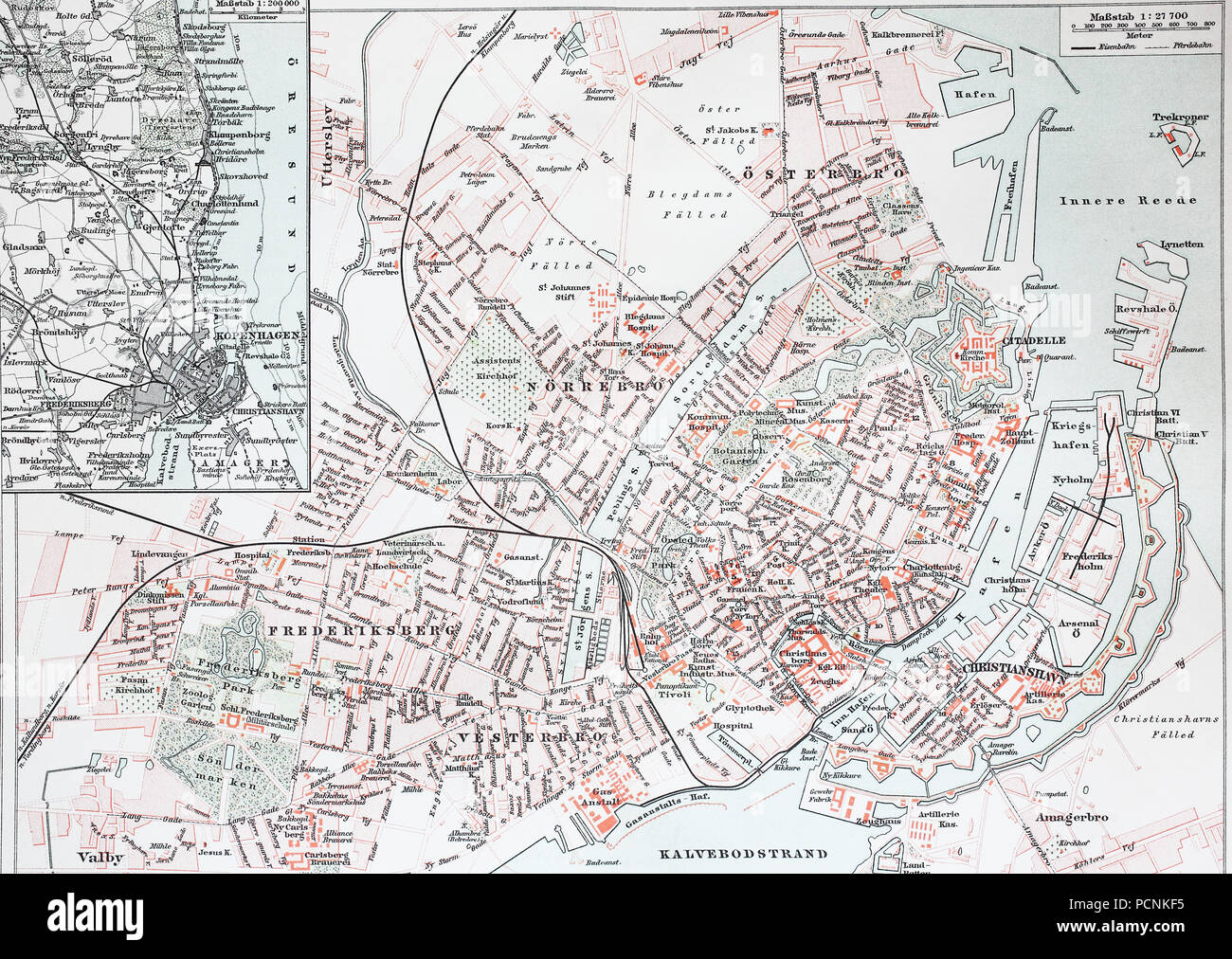 Historic Map Of Copenhagen Hi-res Stock Photography And Images - Alamy