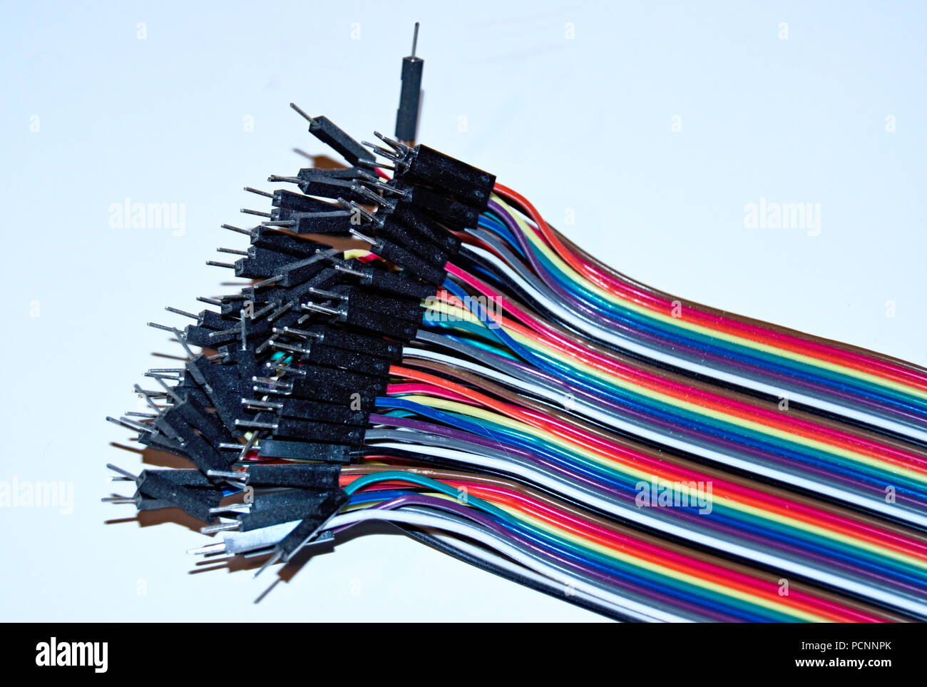 Electric wire plugs for pi circuit board Stock Photo Alamy