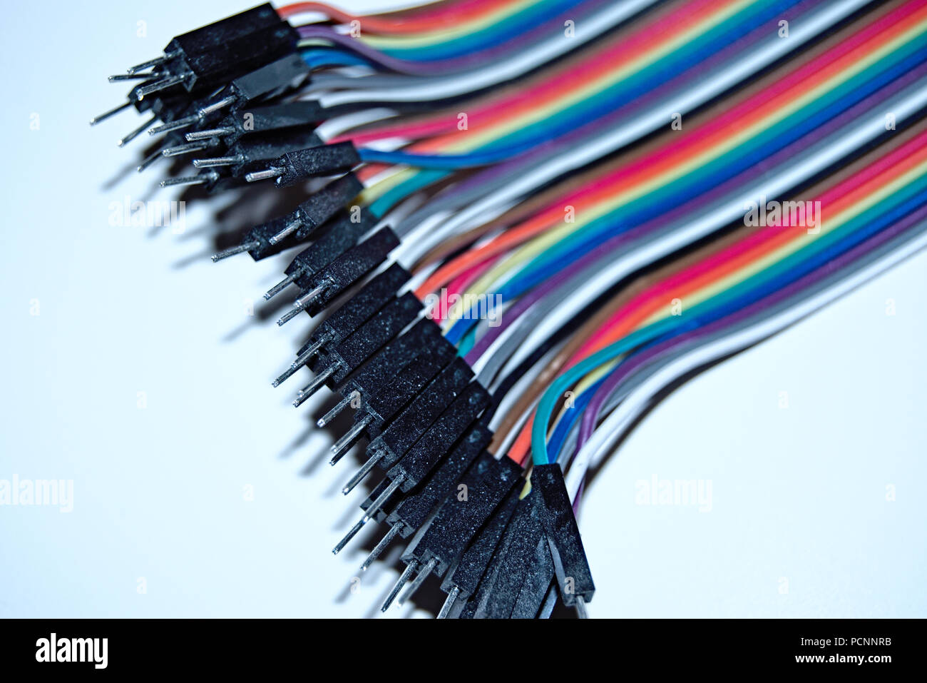 Electric wire plugs for pi circuit board Stock Photo Alamy