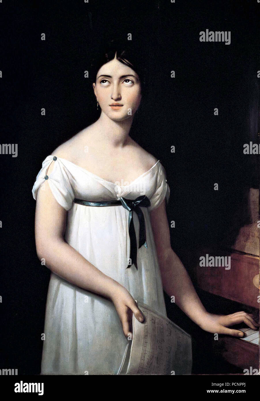 Portrait of the opera singer Giuditta Pasta (1798-1865), née Negri, ca 1821. Stock Photo