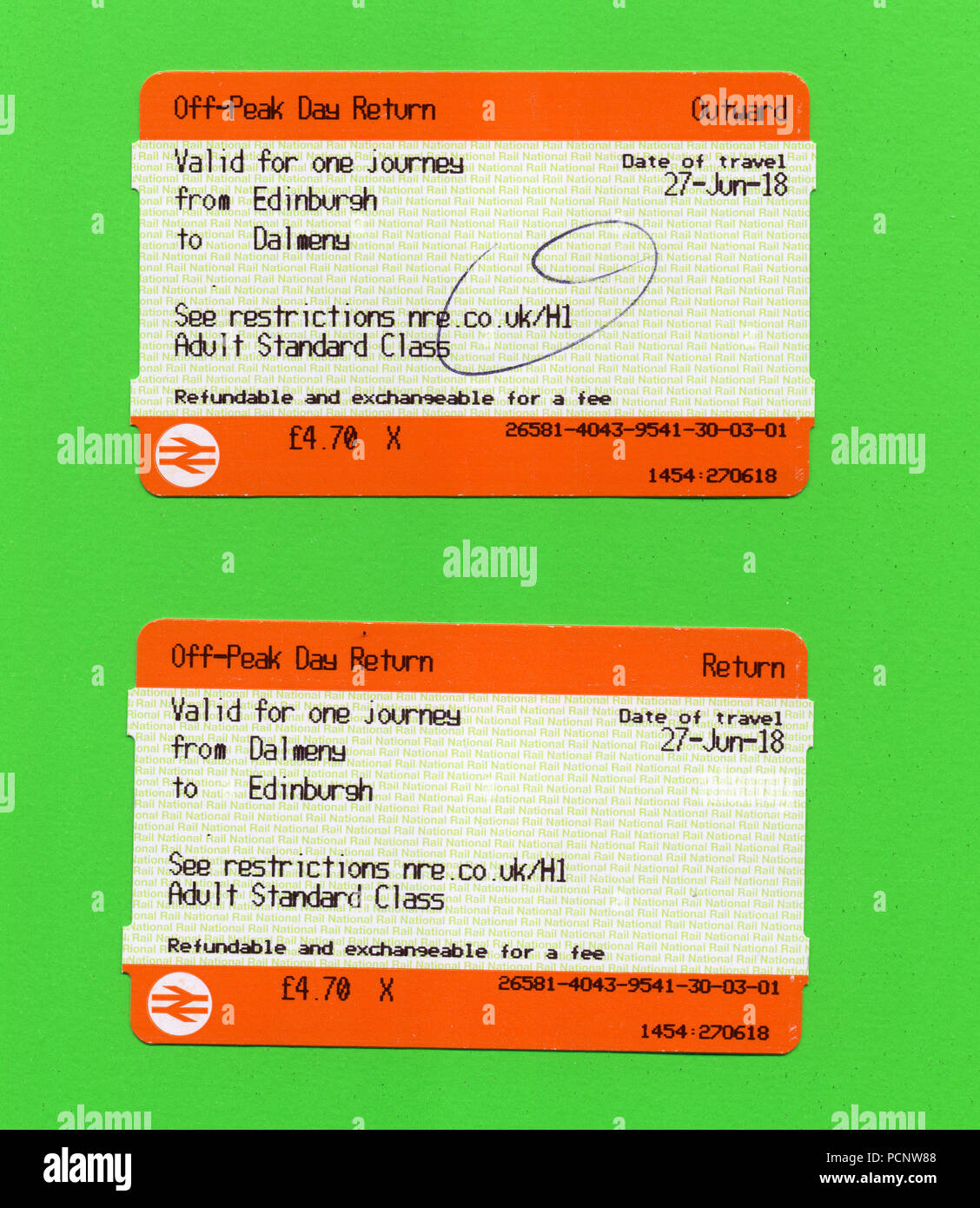 Return ticket hires stock photography and images Alamy