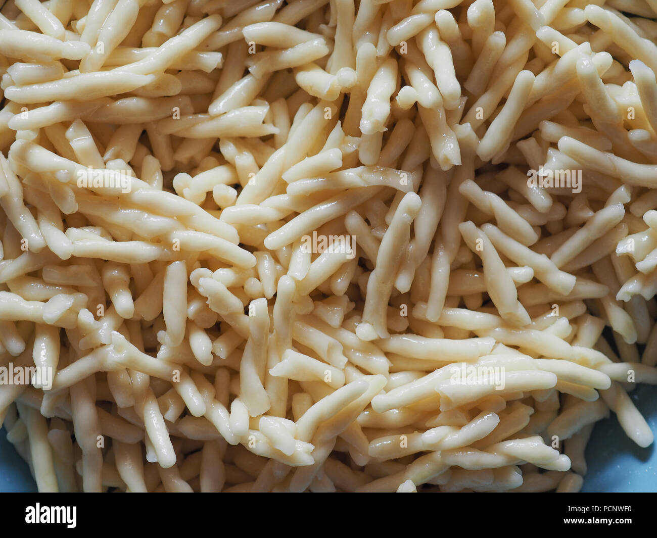 Trofie From Liguria Traditional Italian Pasta Food Stock Photo - Alamy