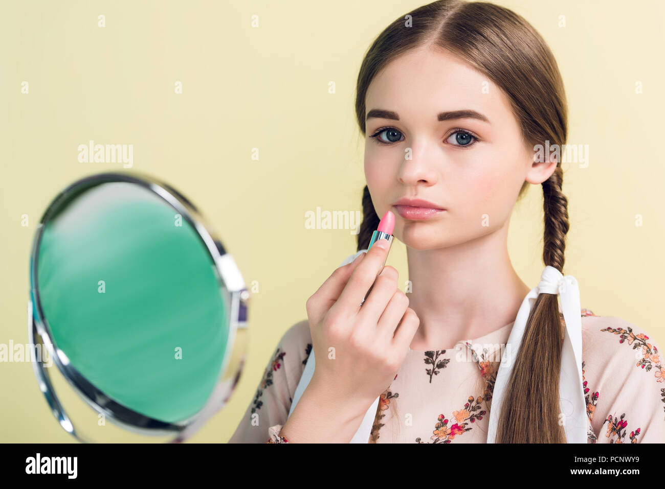 Applying Pastel High Resolution Stock Photography and Images - Alamy