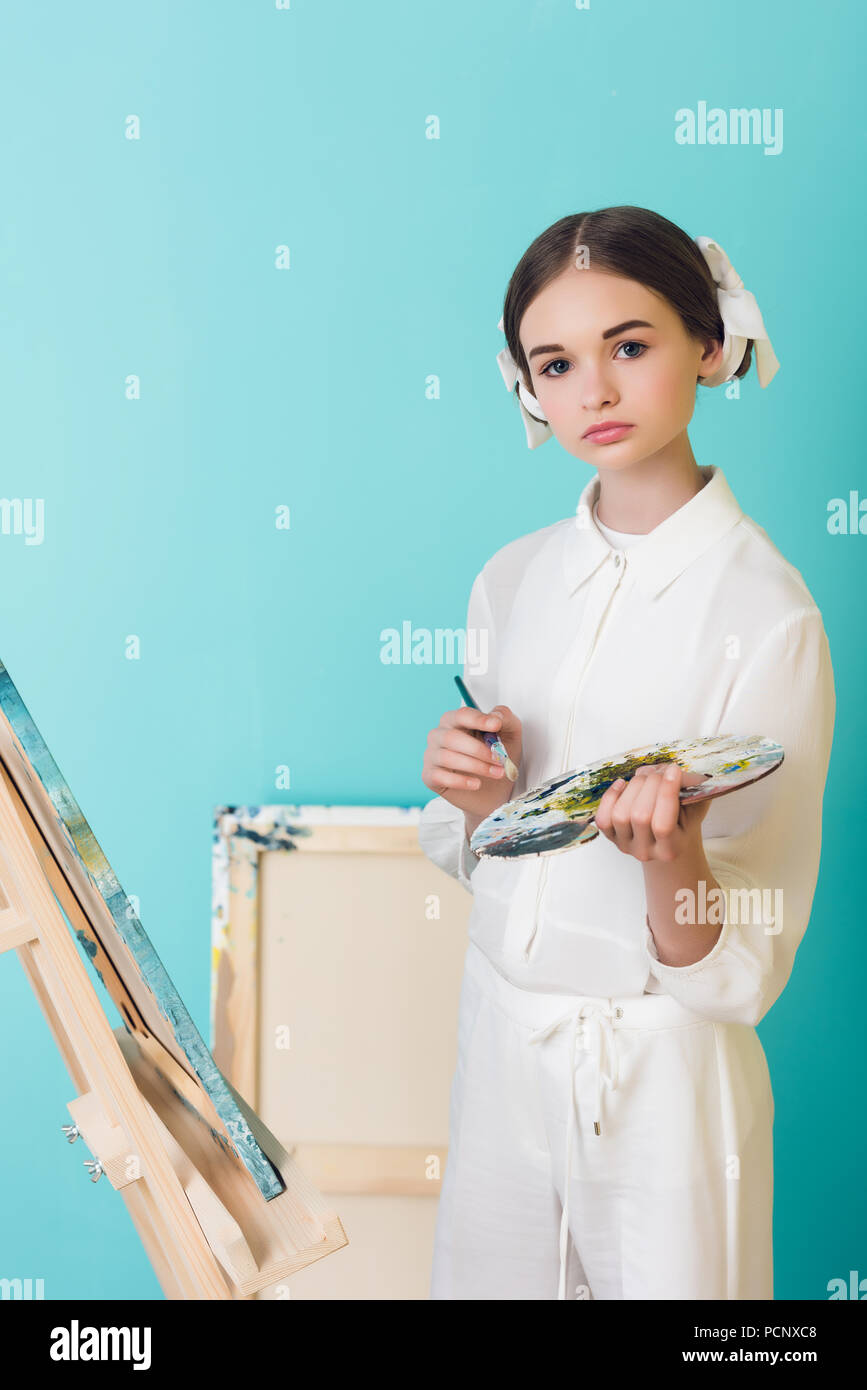 Teen Artist Painting High Resolution Stock Photography and Images - Alamy