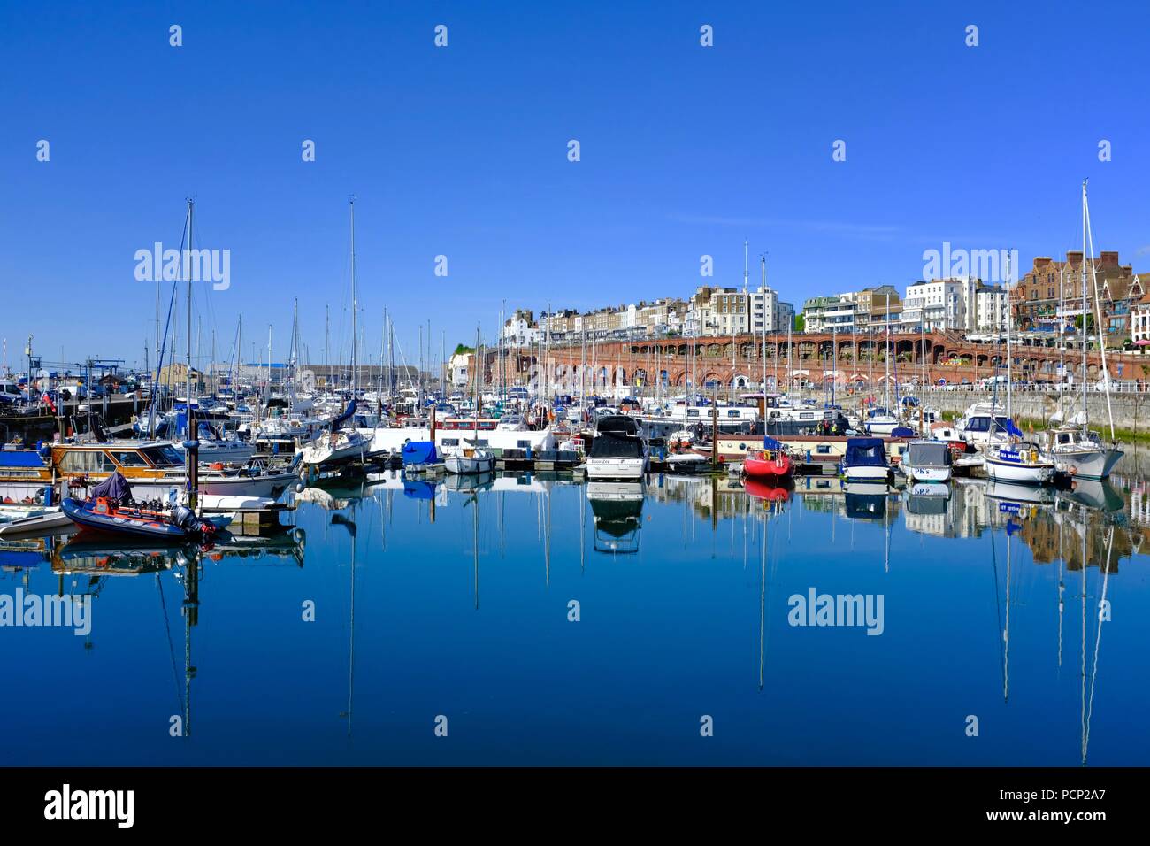 Boats in Ramsgate Harbour, Ramsgate, Kent, England Stock Photo Alamy