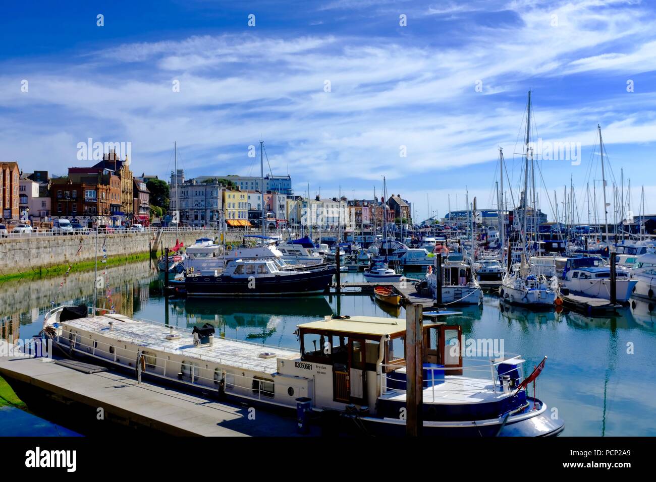 Boats in Ramsgate Harbour, Ramsgate, Kent, England Stock Photo Alamy