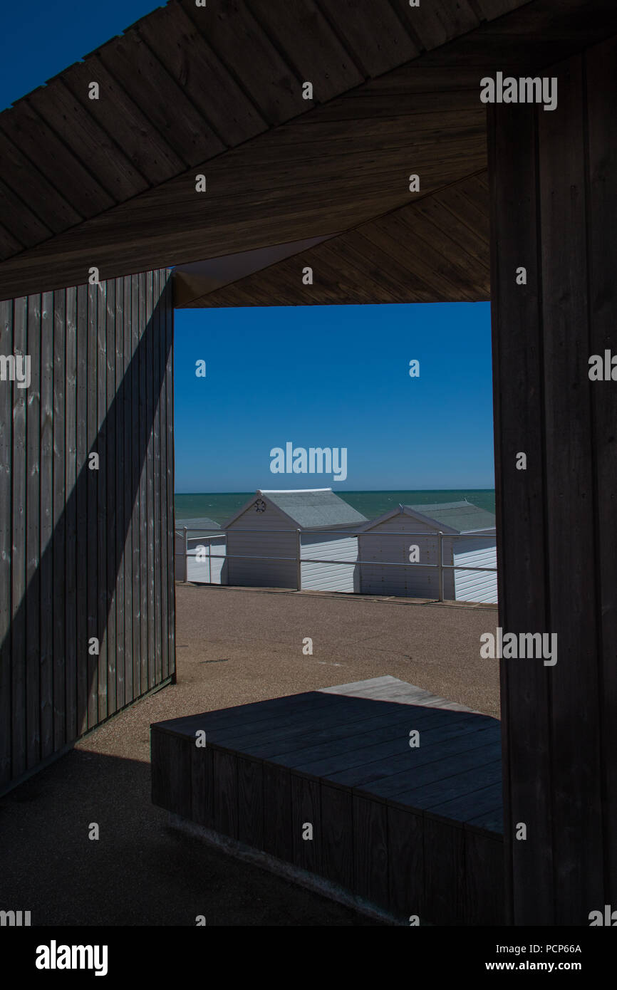 Beach huts at Bexhill on Sea, East Sussex, England Stock Photo Alamy
