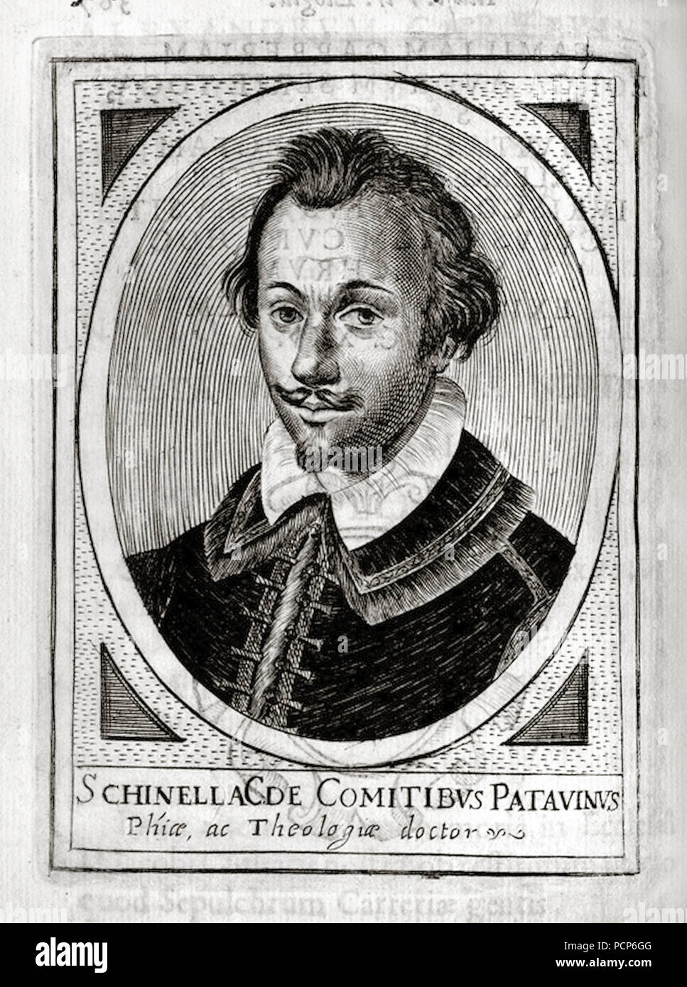Portrait of Ingolfo Schinella de Conti (1572-1615), ca 1600-1610. Stock Photo