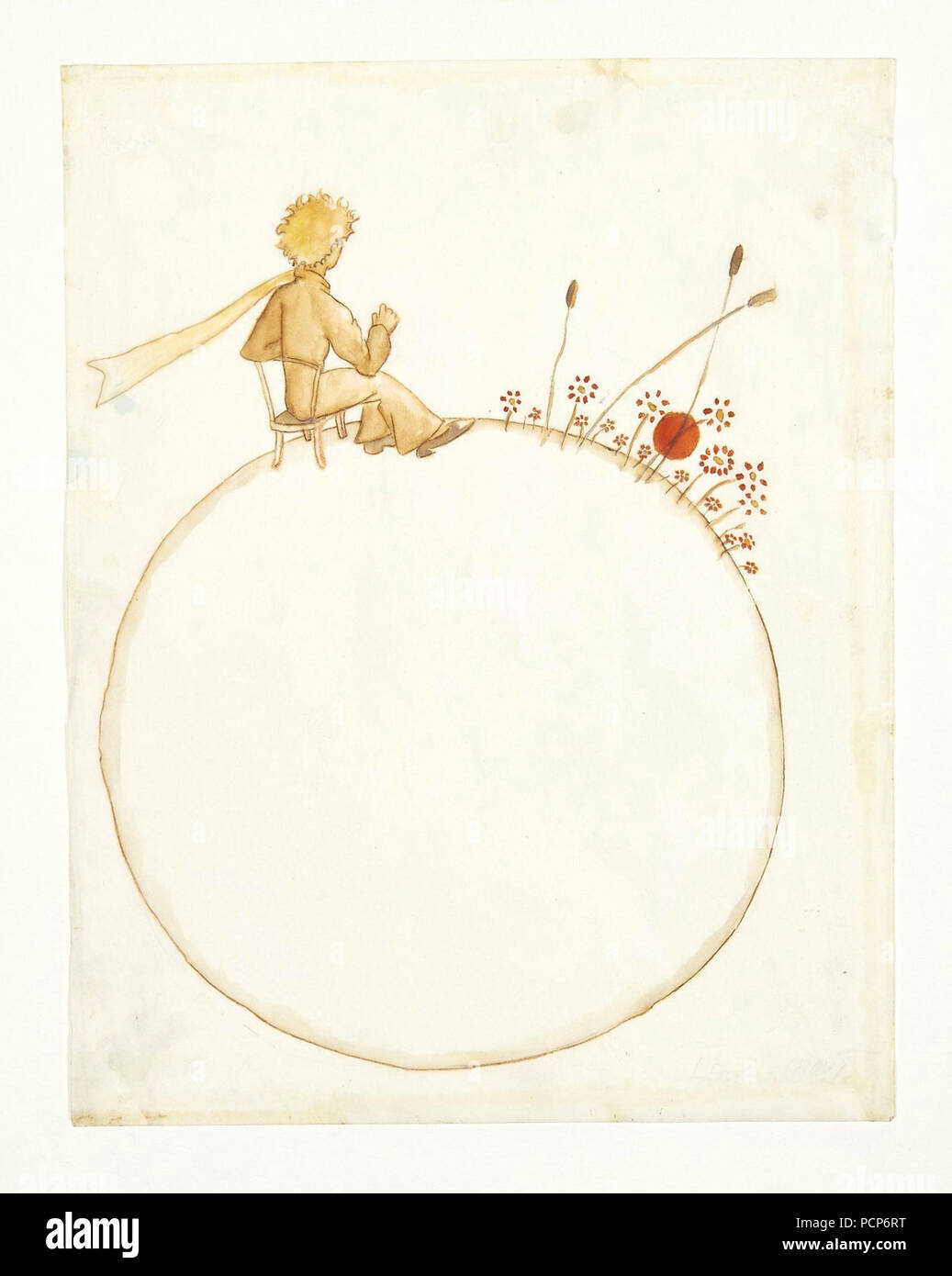 Illustration for novella The Little Prince (Le Petit Prince), 1942 Stock  Photo - Alamy