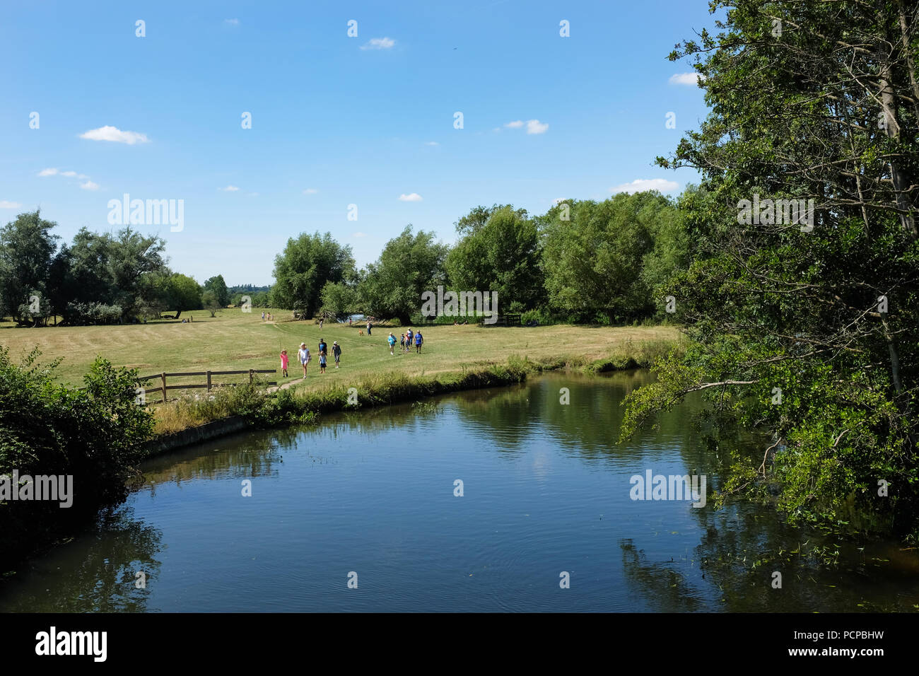 Along the River Stour in Flatford, Suffolk, England Stock Photo - Alamy