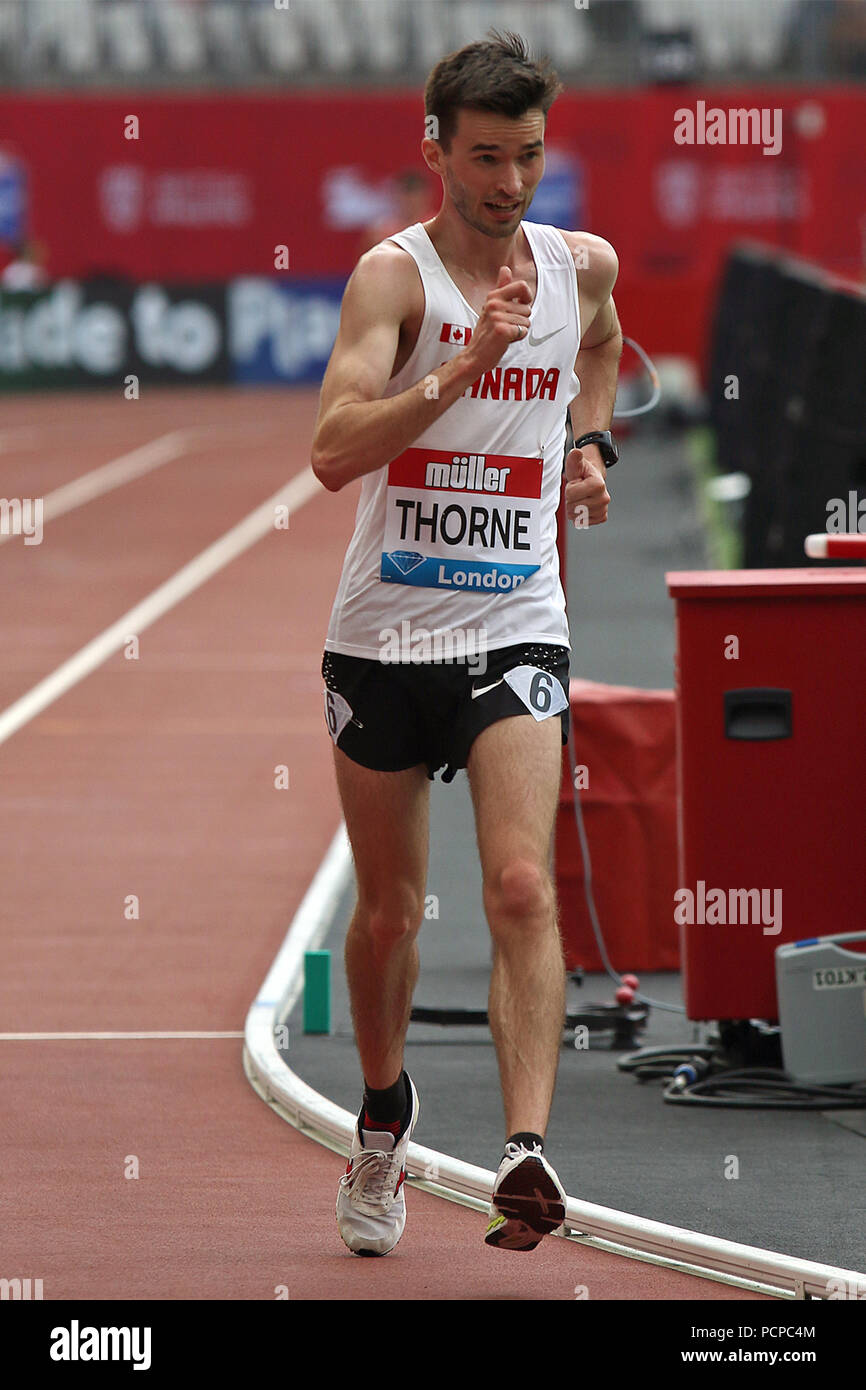 Benjamin THORNE of Canada in the 3000 Metres Race Walk for Men at the