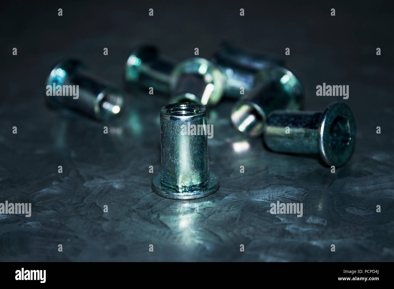 Sheet Metal Rivets High Resolution Stock Photography and Images Alamy