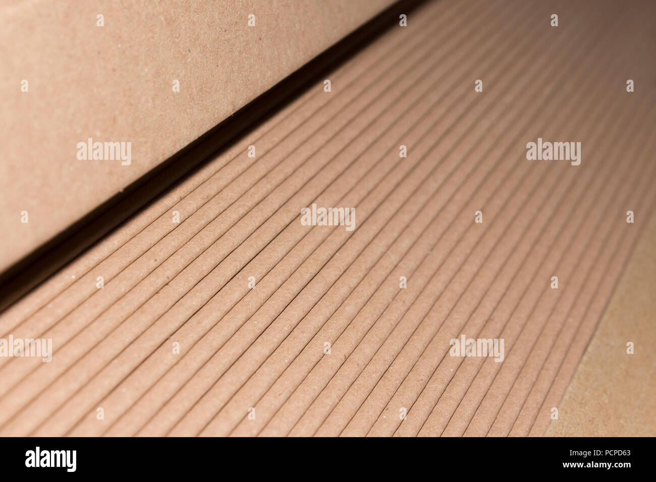 Industrial cardboard corner protection for pallets Stock Photo Alamy