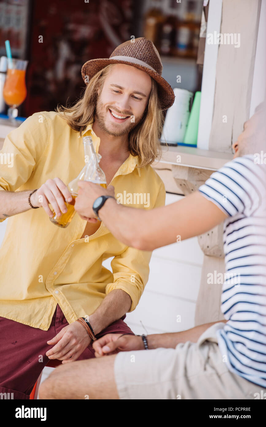 Cropped shot men clinking hi-res stock photography and images - Alamy