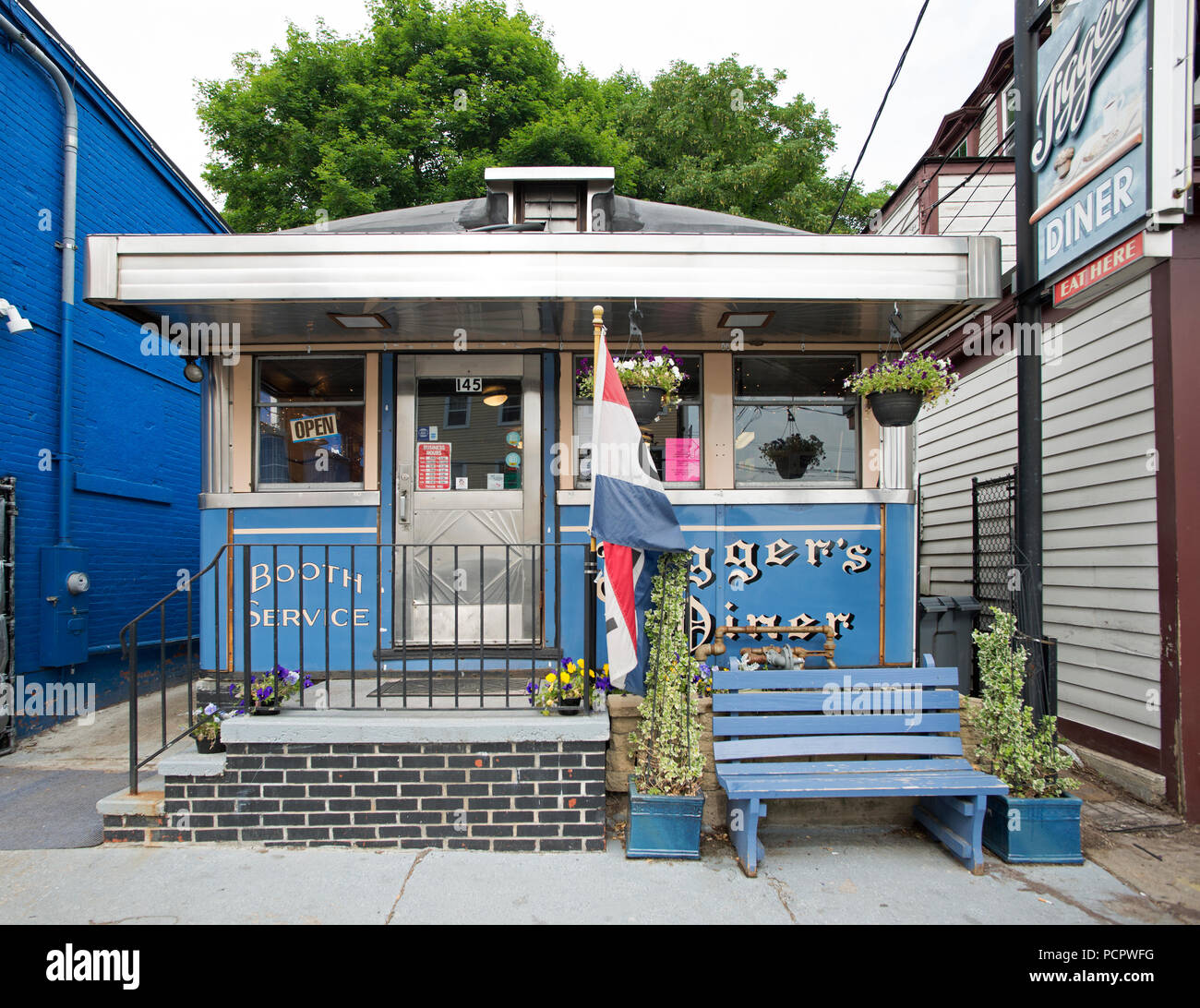 Jigger's Diner, East Greenwich, RI Stock Photo Alamy