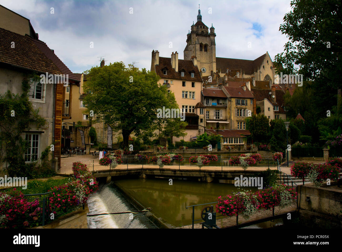 City of Dole in the Franche Comté region in France Stock Photo