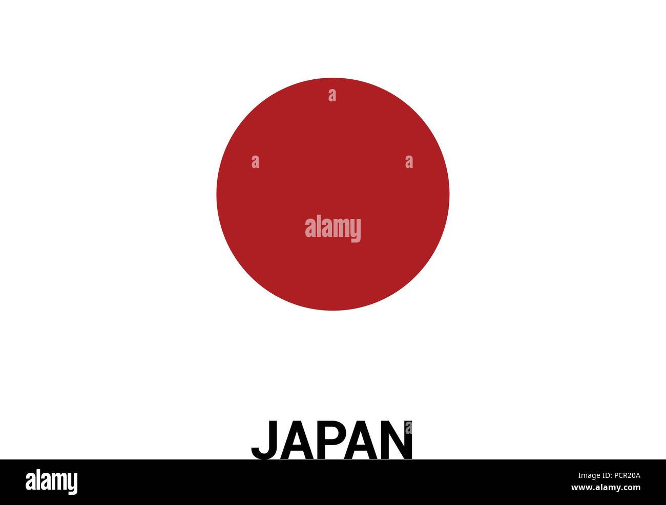 Japan flag design vector Stock Vector Image & Art Alamy