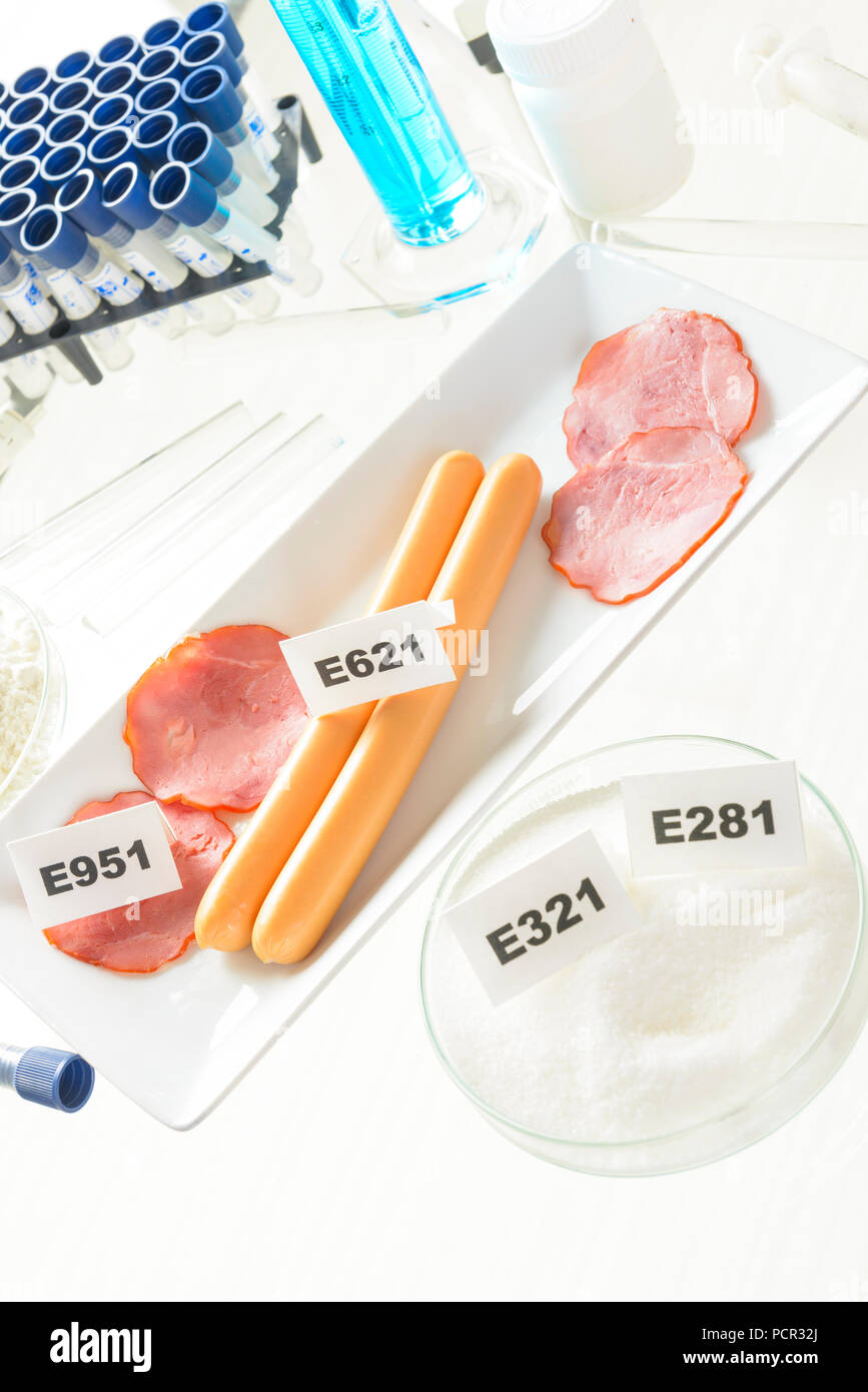 Preservatives substances that are added to products such as foods