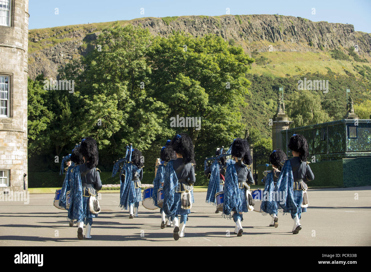 Hrh Queen Elizabeth Ii Does Not Attend A Parade And Reception For Number 603 Squadron Rauxaf At The Palace Of Holyrood House Featuring Atmosphere Where Edinburgh United Kingdom When 03 Jul 18