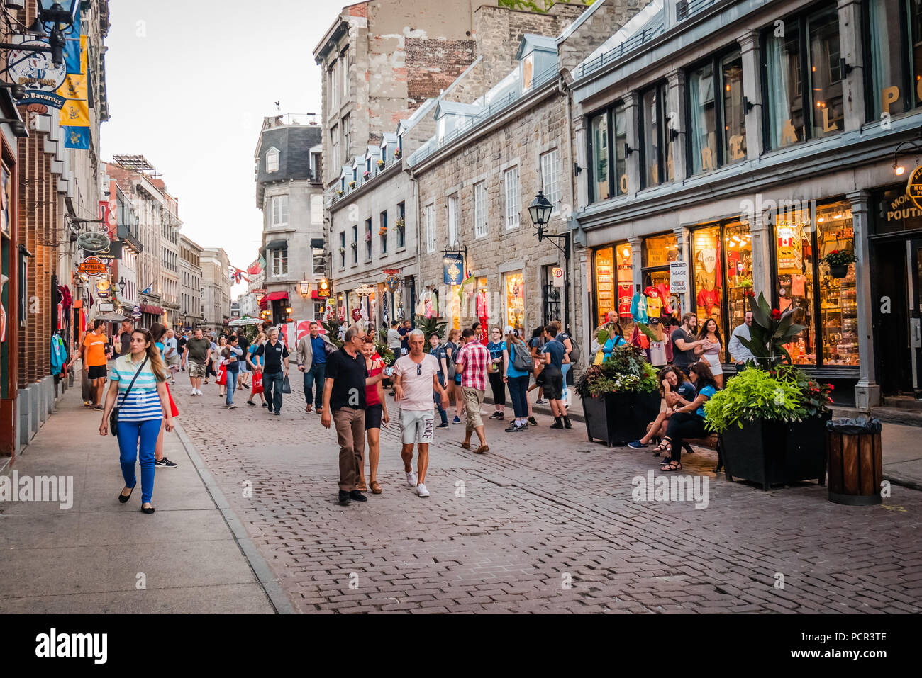 st paul street montreal Stock Photo Alamy