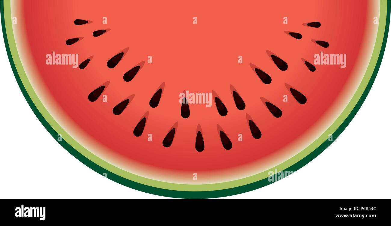 watermelon sliced fruit icon Stock Vector Image & Art - Alamy