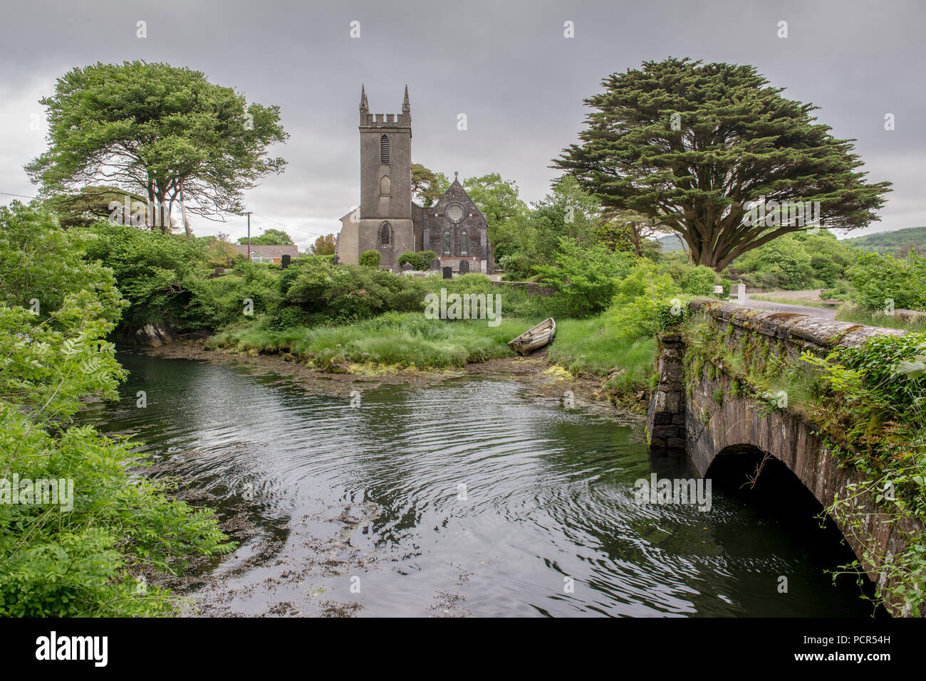 Anglican Church, Durrus, County Cork, Republic of Ireland Stock Photo ...
