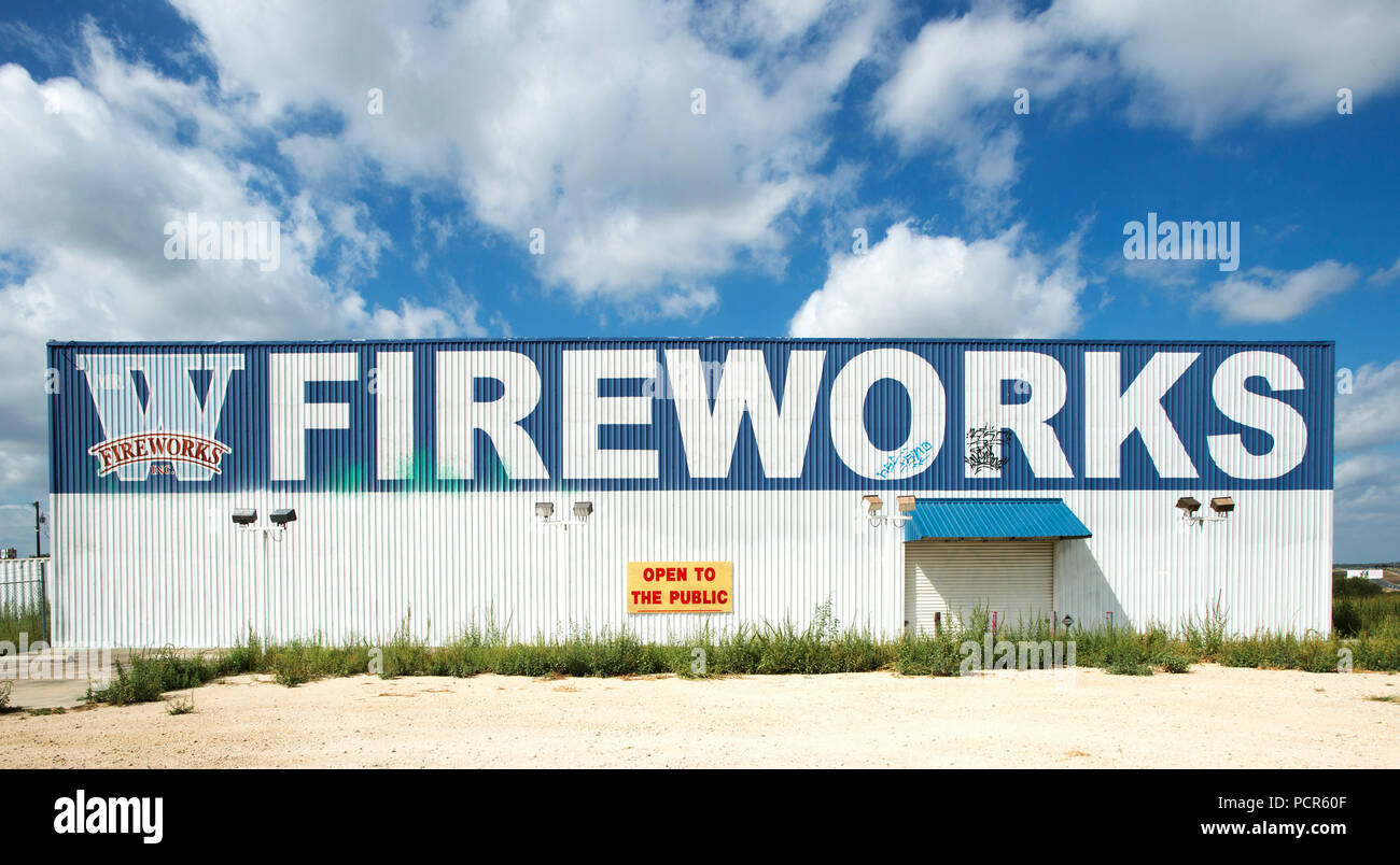 Fireworks Stand, Texas, USA Stock Photo Alamy