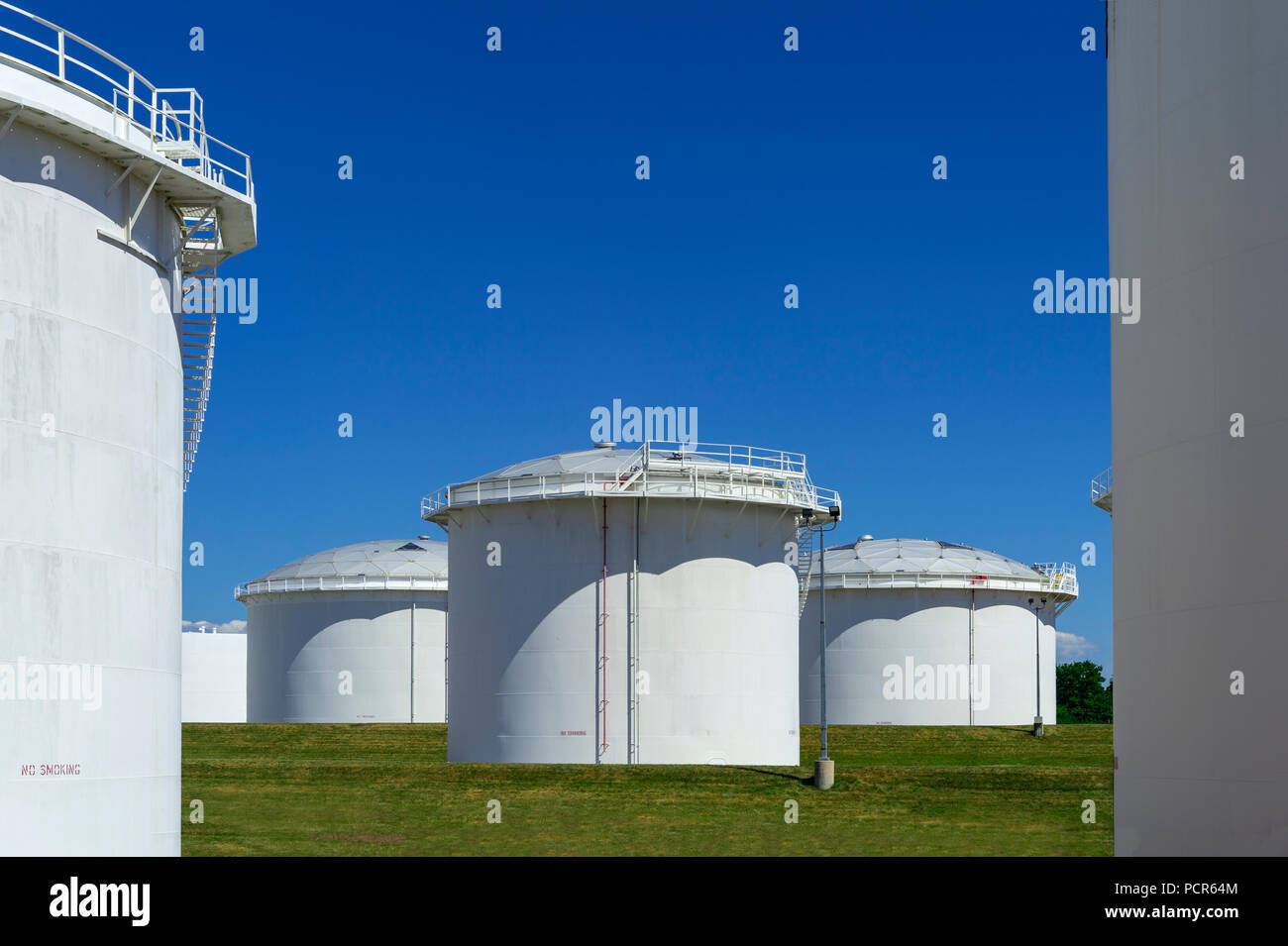 Fuel Storage Tanks, New Jersey USA Stock Photo Alamy
