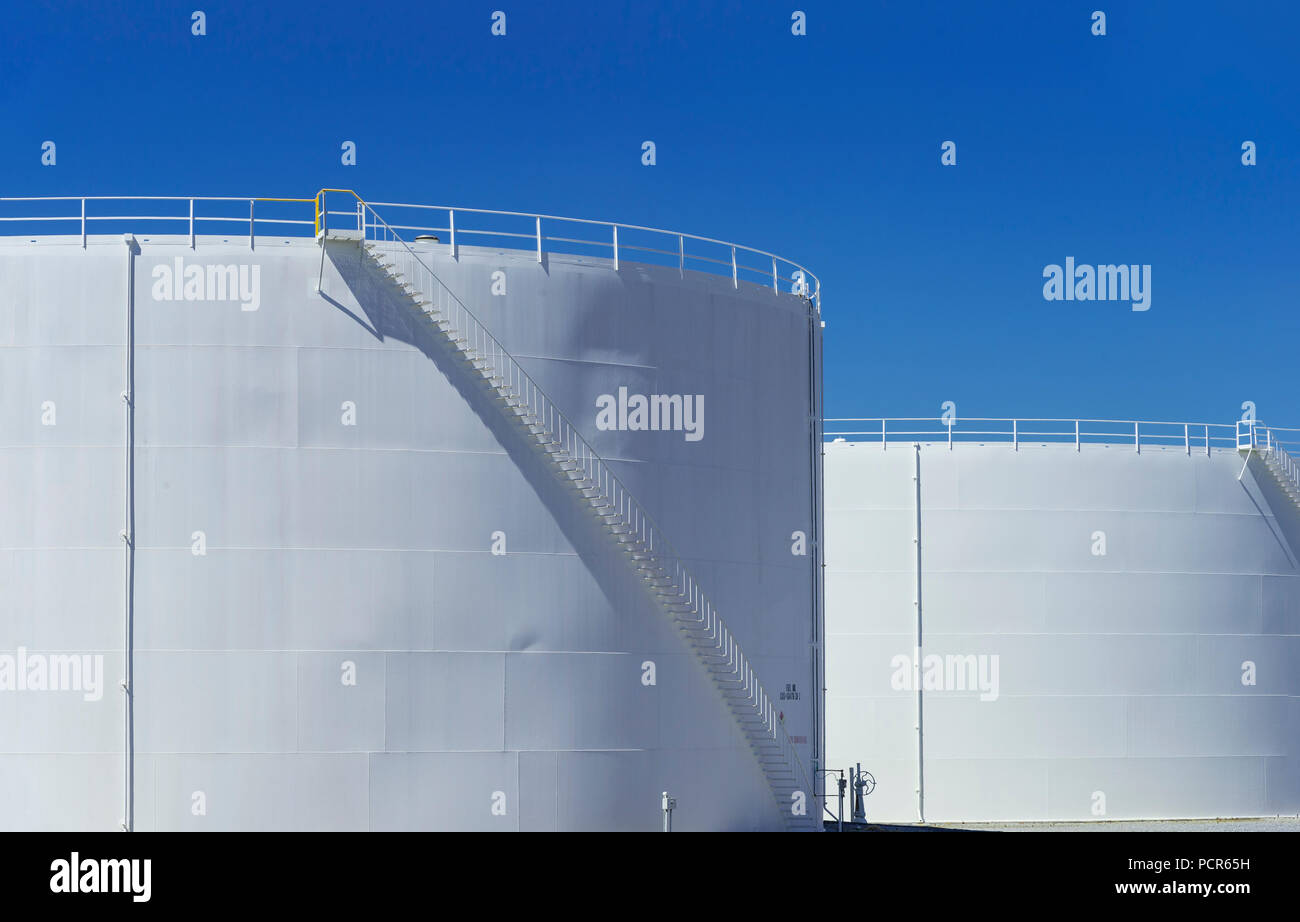 Fuel Storage Tanks, New Jersey USA Stock Photo Alamy