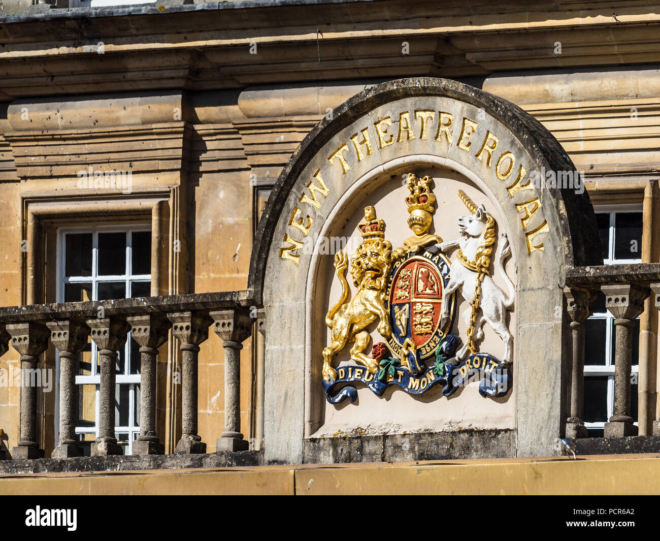 Bath Theatre Royal Bath - a prime example of Georgian theatre Architecture, built 1805 Stock ...
