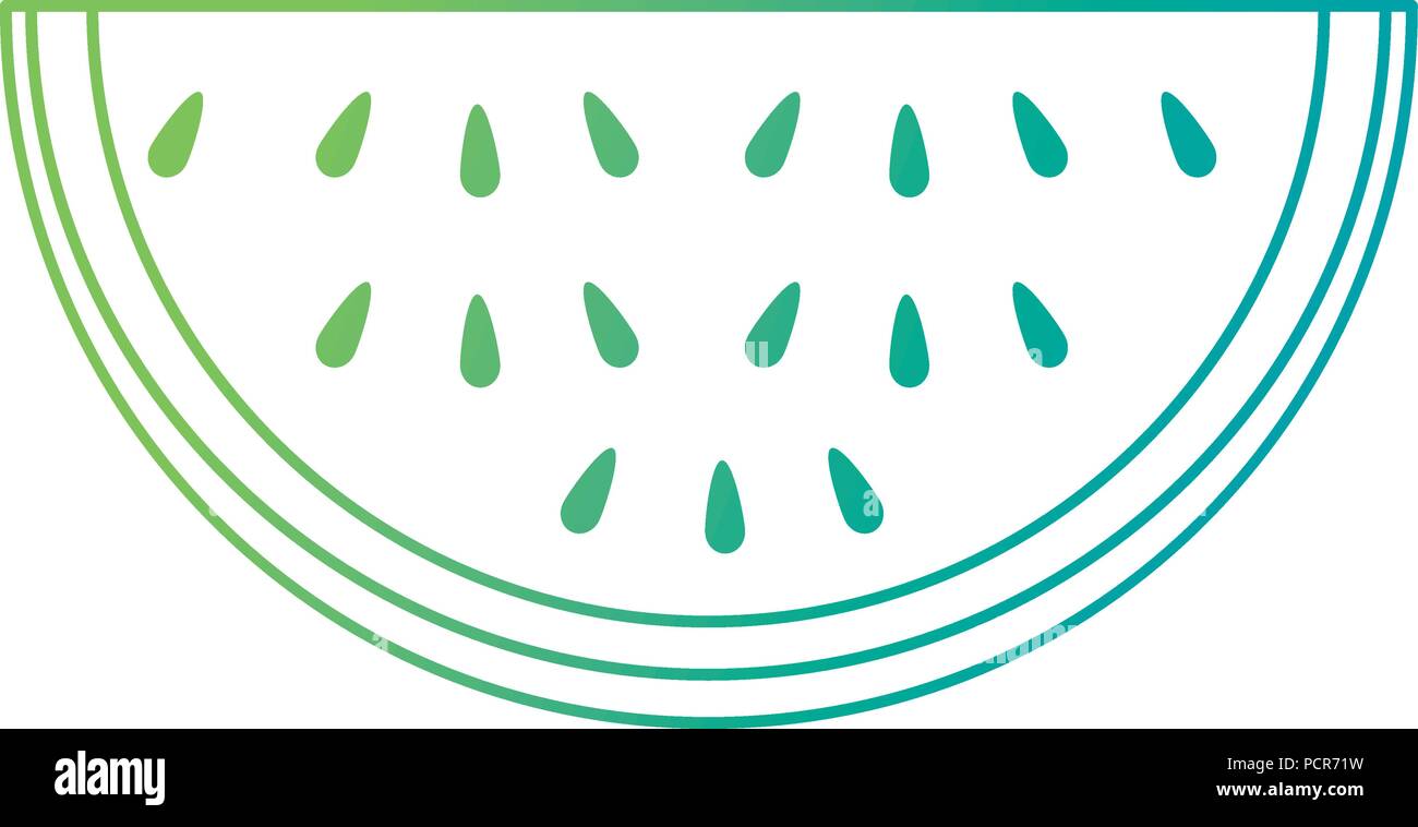 watermelon sliced fruit icon Stock Vector Image & Art - Alamy