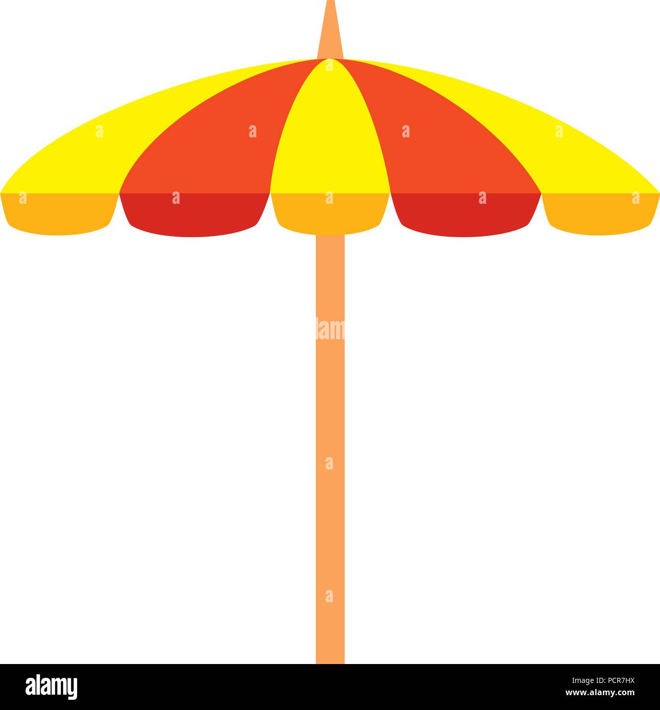umbrella beach isolated icon Stock Vector Image & Art - Alamy