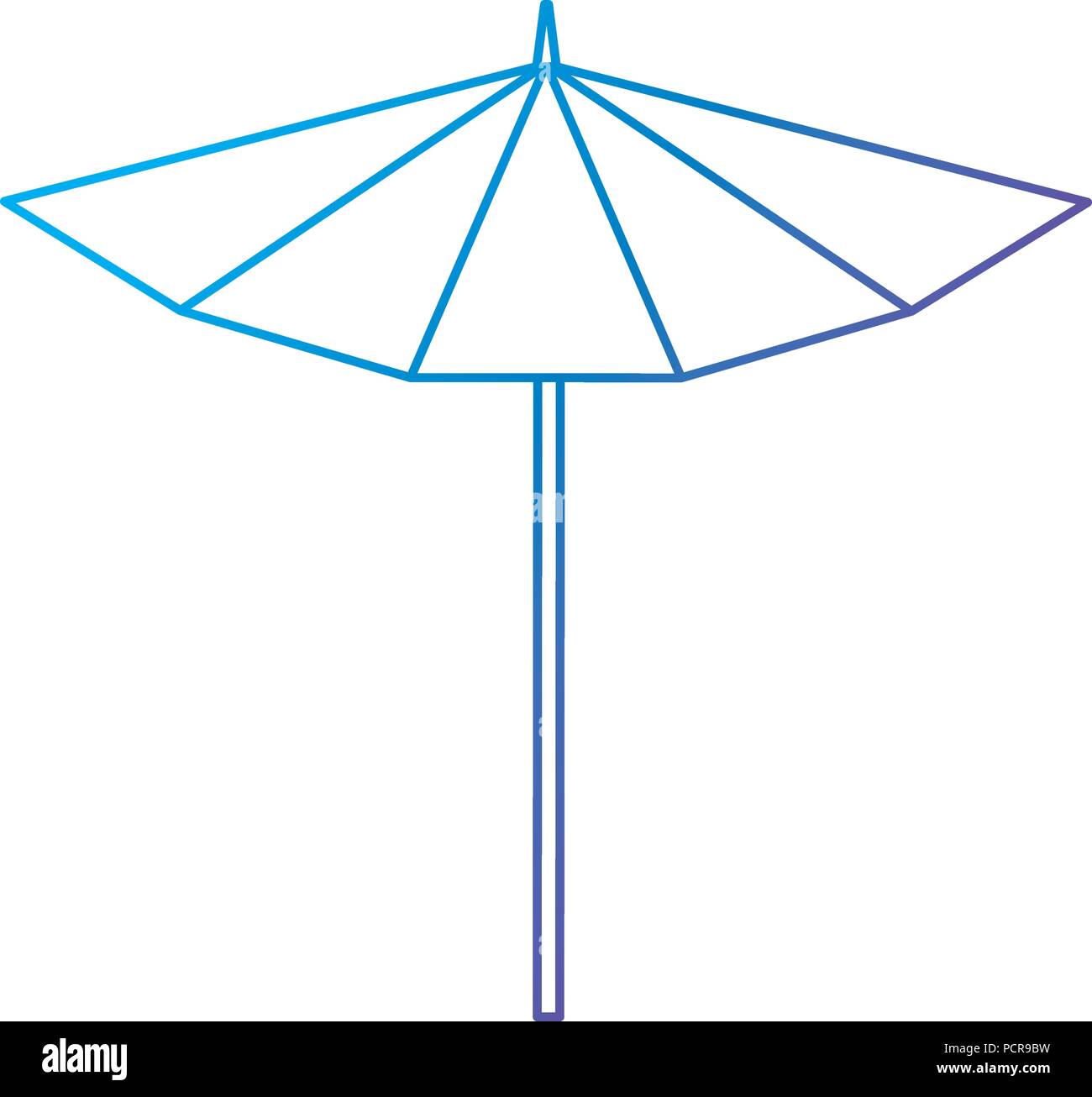 umbrella beach isolated icon Stock Vector Image & Art - Alamy