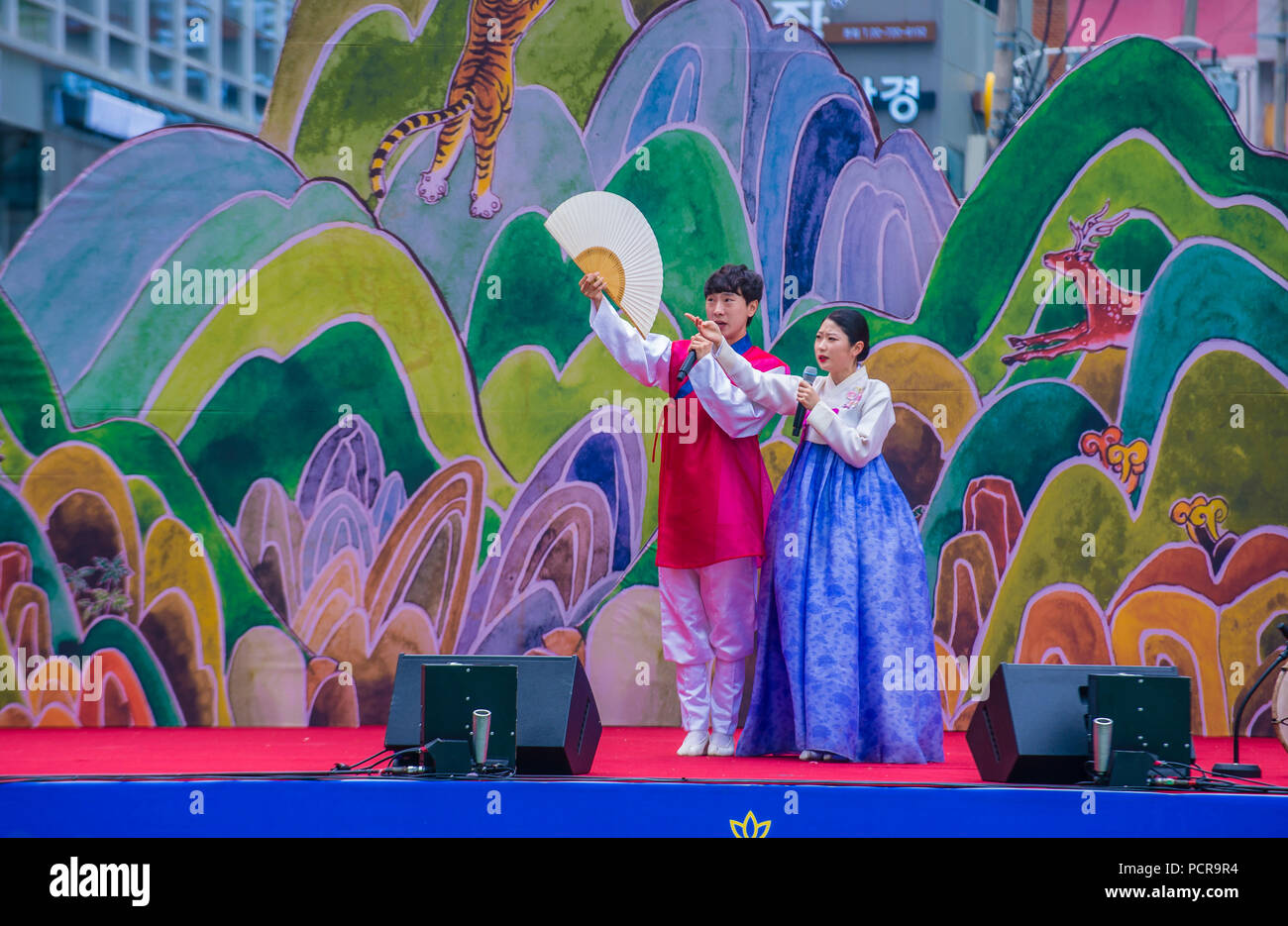 Participants in a Culture Performance during Lotus Lantern Festival in ...