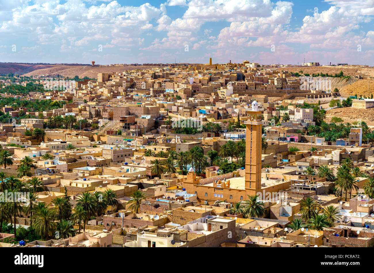 View Of Beni Isguen A City In The Mzab Valley Unesco World Heritage In Algeria Stock Photo Alamy