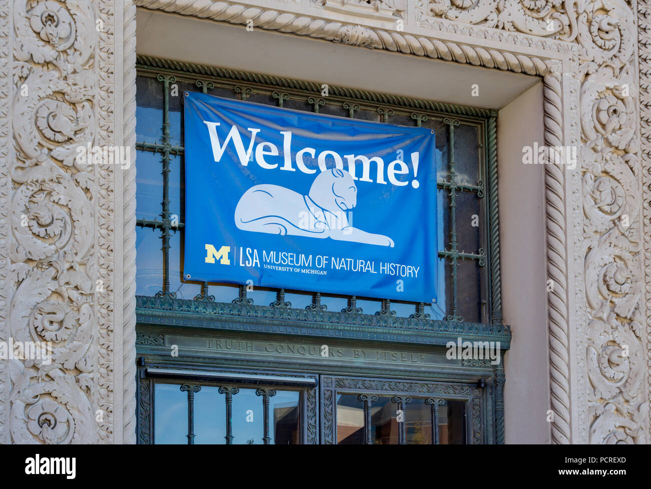 ANN ARBOR, MI/USA - OCTOBER 20, 2017: The University of Michigan Museum of Natural History on the campus of the University of Michigan. Stock Photo