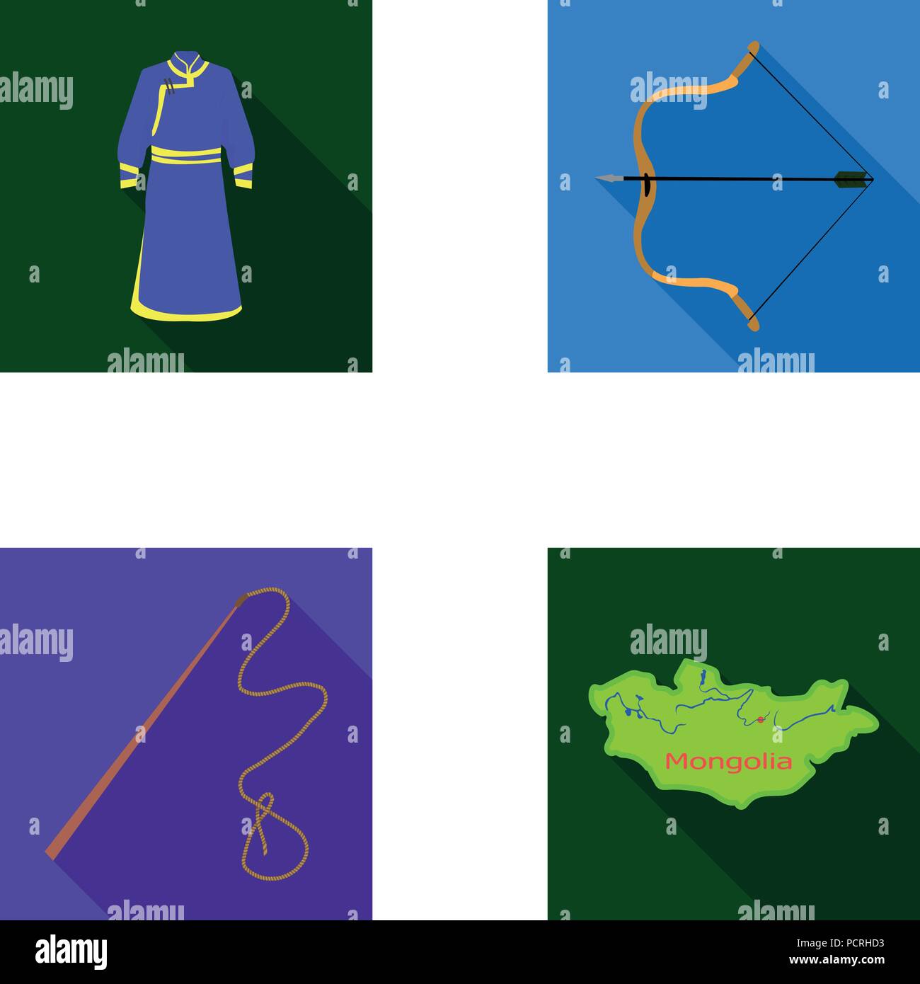 bow,collection,country,customs,fight,flat,icon,illustration,isolated ...
