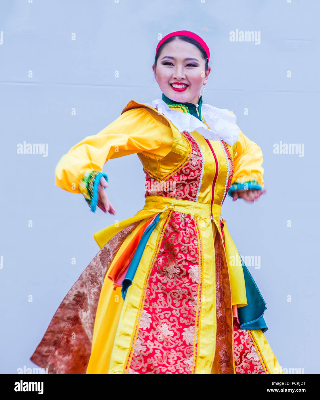 Participant in a Culture Performance during Lotus Lantern Festival in ...